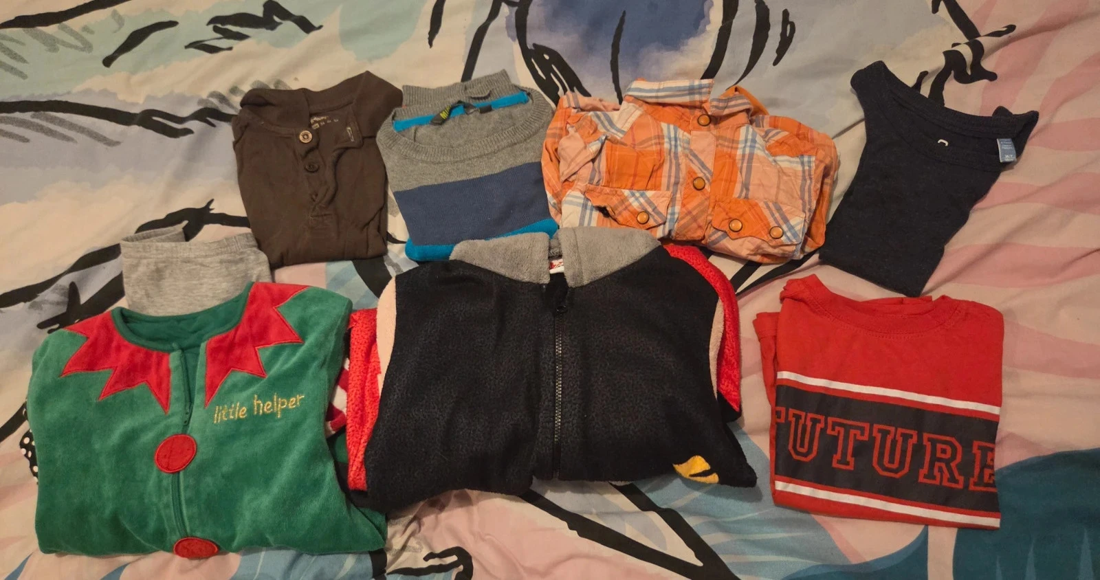 💜🦁Lots de 71 vêtements garçon de naissance à 3ans + 13 en dons – photo 4